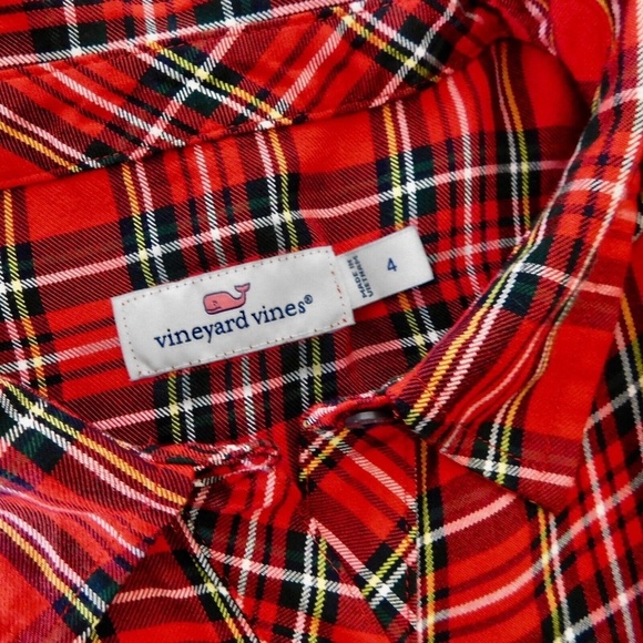 Red Plaid Women's Top - Picture 10 of 12